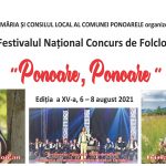 Festivalul Național Concurs de Folclor „Ponoare, Ponoare” ediția a XV-a 2021